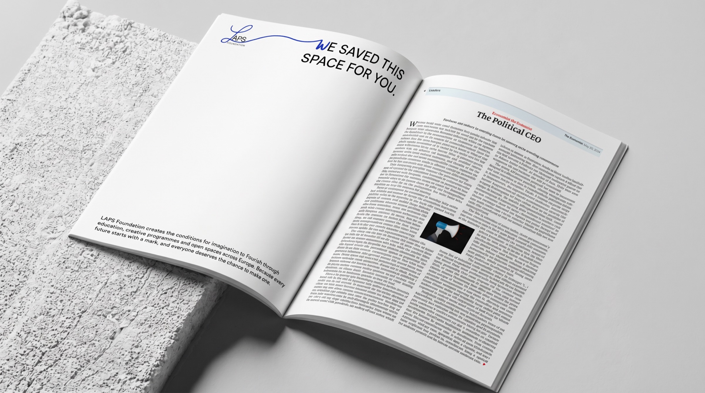 Attivazione su stampa: Give imagination some space