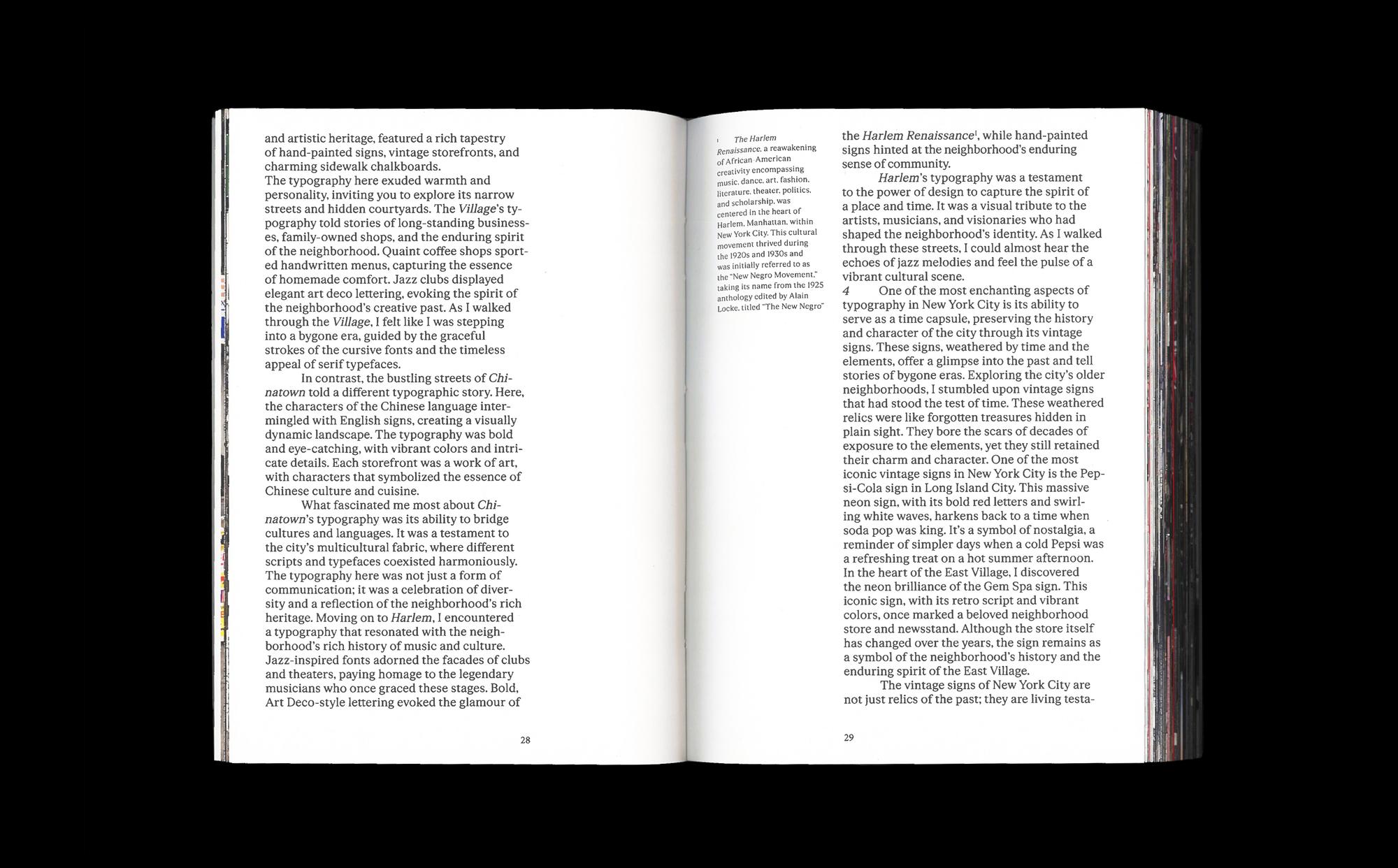 Trucks! book spread, essay pages 28-29